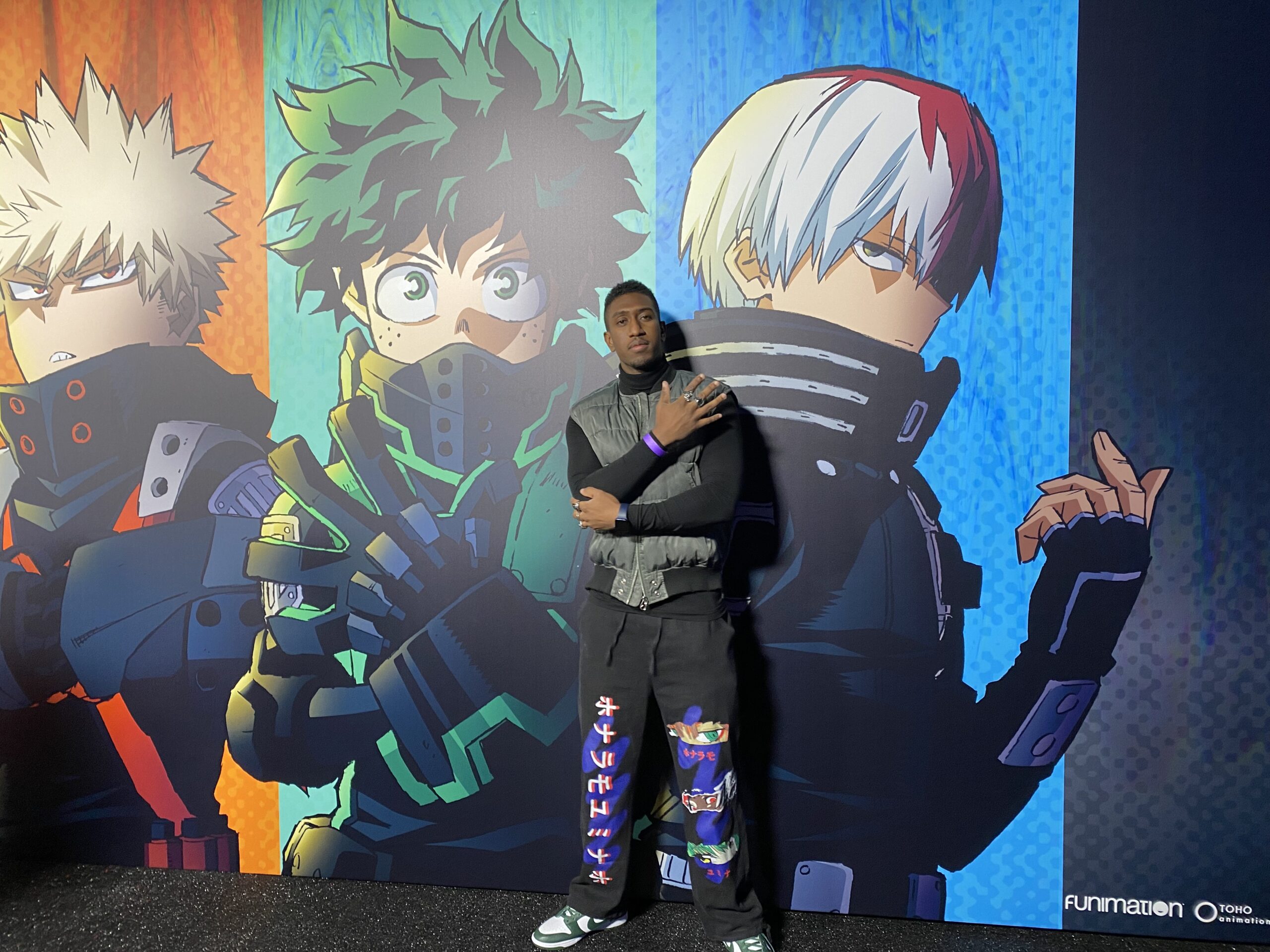 Kericho Corry at My Hero Academia premiere